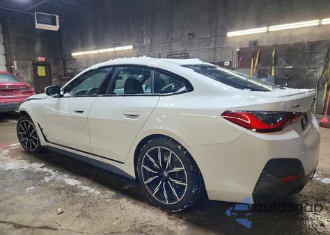 2023 BMW 430Xi Gran Coupe z USA, uszkodzony, nr VIN WBA73AV00PFM91923